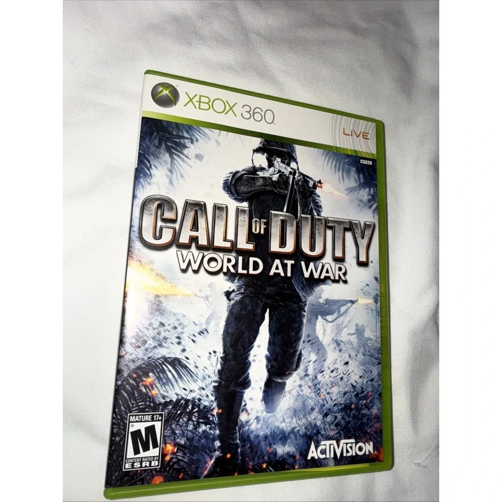 Call of Duty:‎ World at War - Microsoft Xbox 360 CIB Complete Tested & Working